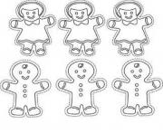 Printable gingerbread man s free christmasdd0a coloring pages