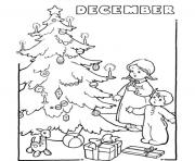 Printable december christmas winter c94e coloring pages