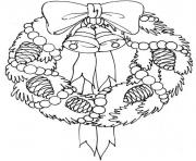 Printable adorable wreath free s for christmas86cf coloring pages