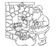 Printable presents and santa printable s christmas13b8 coloring pages