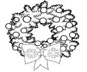 Printable pretty wreath free s for christmas09f8 coloring pages