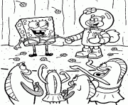 Printable coloring pages spongebob and sandyb0a4 coloring pages