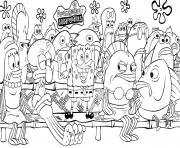 Printable take the attention spongebob s freeb59b coloring pages