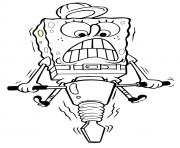 Printable spongebob working hard coloring page05ee coloring pages