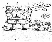 coloring pages for kids spongebob smiling973d coloring pages