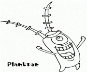 Printable coloring pages spongebob plankton19978 coloring pages