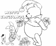 Printable winnie the pooh and piglet s of christmasfdb8 coloring pages