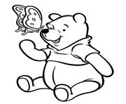Printable butterfly and winnie the pooh sb480 coloring pages