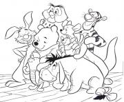 Printable all winnie the pooh characters 2216 coloring pages