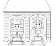 Printable kids thomas the train s toby3e44 coloring pages