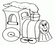 Printable Happy Little Train ff8a coloring pages
