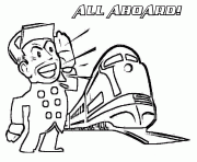 Printable Machinist And Train 0ad3 coloring pages