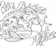 Printable brimsby protecting ariel little mermaid s599e coloring pages