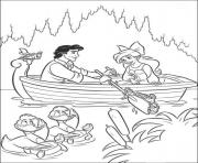 Printable ariel on a date with eric disney princess sc792 coloring pages