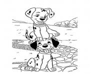Printable two little dalmatians s free7f8e coloring pages