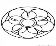 Printable easy simple mandala 67 coloring pages