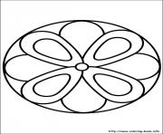 Printable easy simple mandala 63 coloring pages