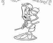 Printable cool lumiere disney princess 3daf coloring pages