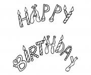 Printable free printable happy birthday f3b4 coloring pages