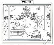 Printable preschool winter  free3958 coloring pages