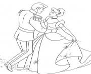 Printable princess prince dancing with cinderella s for kids351f coloring pages