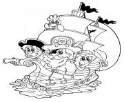 Printable cartoon piratese678 coloring pages
