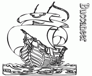 Printable pirates ship4b92 coloring pages