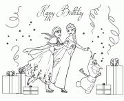 Printable frozen cast ice skating colouring page coloring pages