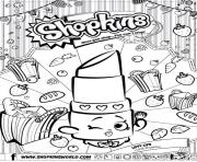 Printable shopkins lippy lips coloring pages