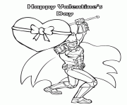Printable batman happy valentines day coloring pages