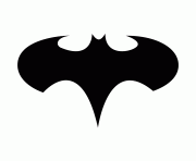 Printable batman silhouette 9 coloring pages