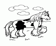 Printable cute_horse_coloring_page coloring pages