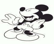 Printable mickey mouse laughing disney coloring pages