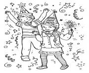 Printable coloring pages for kids new year partiesb0ee coloring pages
