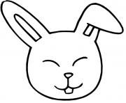 Printable coloring pages for kids rabbit head4c3b coloring pages