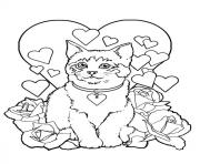 Printable pretty s for kids cat56b8 coloring pages