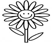 Printable daisy flower s for kids3d11 coloring pages