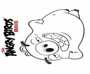 Printable angry birds movie pig coloring pages