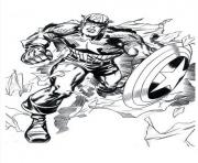 Printable superhero captain america 147 coloring pages