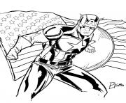 Printable superhero captain america 50 coloring pages