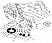 Printable superhero captain america 100 coloring pages