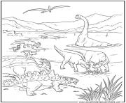 Printable dinosaur 36 coloring pages