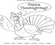 Printable turkey thanksgiving s with numberse9ea coloring pages