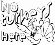 Printable no turkey here thanksgiving s free printable082f coloring pages