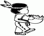 Printable thanksgiving s of indians boys5b7b coloring pages