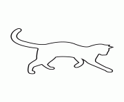 Printable cat stencil 76 coloring pages