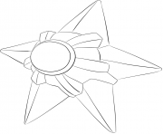 Printable 120 staryu pokemon coloring pages
