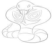 Printable 024 arbok pokemon coloring pages