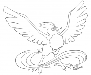 Printable 144 articuno pokemon coloring pages