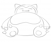 Printable 143 snorlax pokemon coloring pages